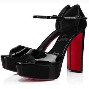 Christian Louboutin Sandaloo patent Mary Jane heels RETAIL 1,245